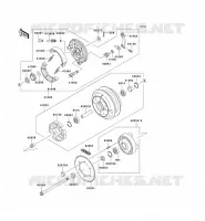 REAR WHEEL   CHAIN voor Kawasaki VN800 CLASSIC 1996