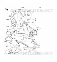 BATTERY BRACKET voor Kawasaki VN800 CLASSIC 1996