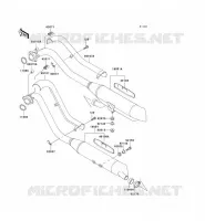 EXHAUST voor Kawasaki VN800 CLASSIC 1996
