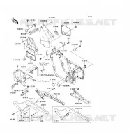 BATTERY BRACKET voor Kawasaki VN800 CLASSIC 1996