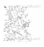 BATTERY BRACKET voor Kawasaki VN800 CLASSIC 1996