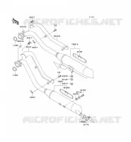 EXHAUST voor Kawasaki VN800 CLASSIC 1996