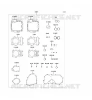 GASKET SET voor Kawasaki VN800 CLASSIC 1996