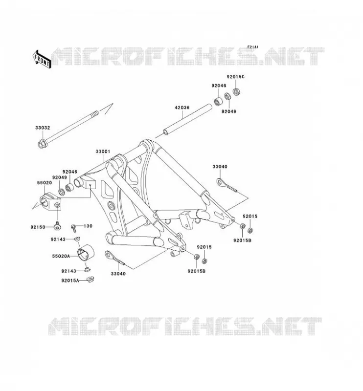 SWINGARM Kawasaki MOTOS 800 2005 VN800 CLASSIC  VN800-B10