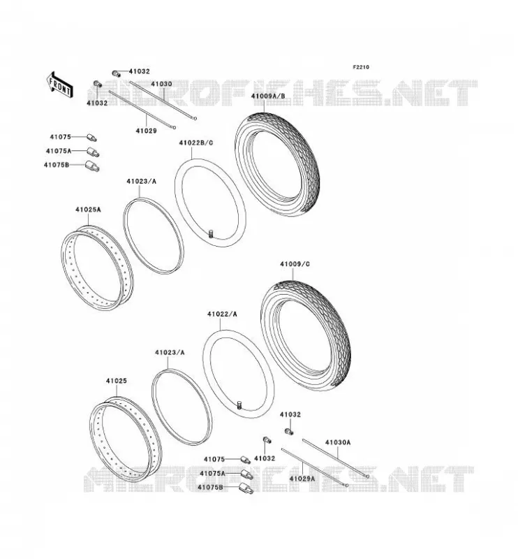 TIRES Kawasaki MOTOS 800 2005 VN800 CLASSIC  VN800-B10