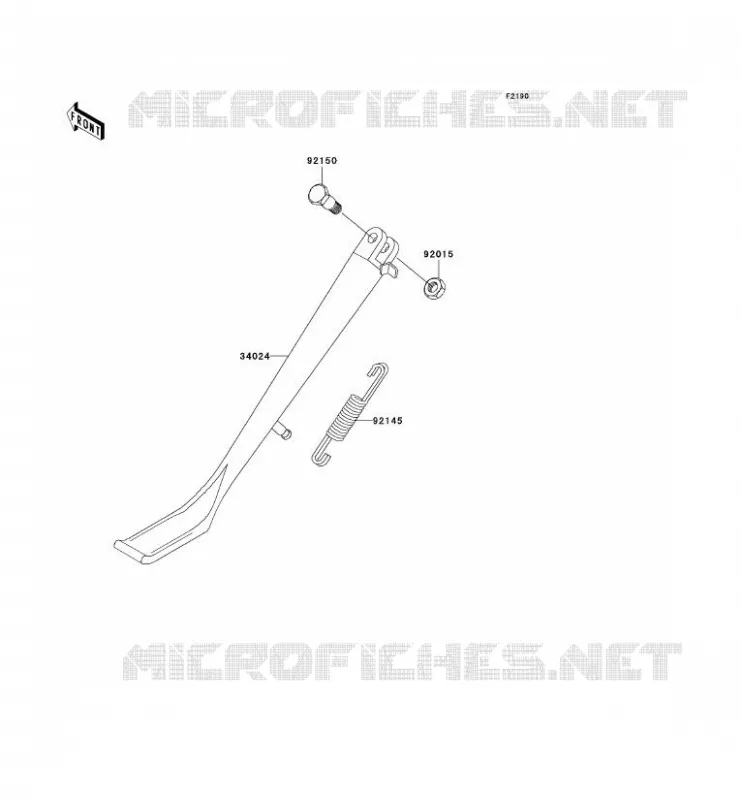 STAND Kawasaki MOTOS 800 2005 VN800 CLASSIC  VN800-B10P