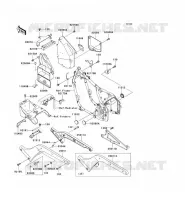 BATTERY BRACKET voor Kawasaki VN800 CLASSIC 1997