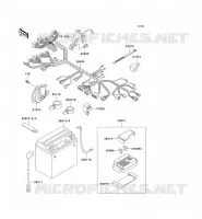 CHASSIS ELECTRICAL EQUIPMENT voor Kawasaki VN800 CLASSIC 1997