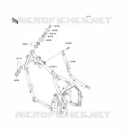 CHASSIS voor Kawasaki VN800 CLASSIC 1997