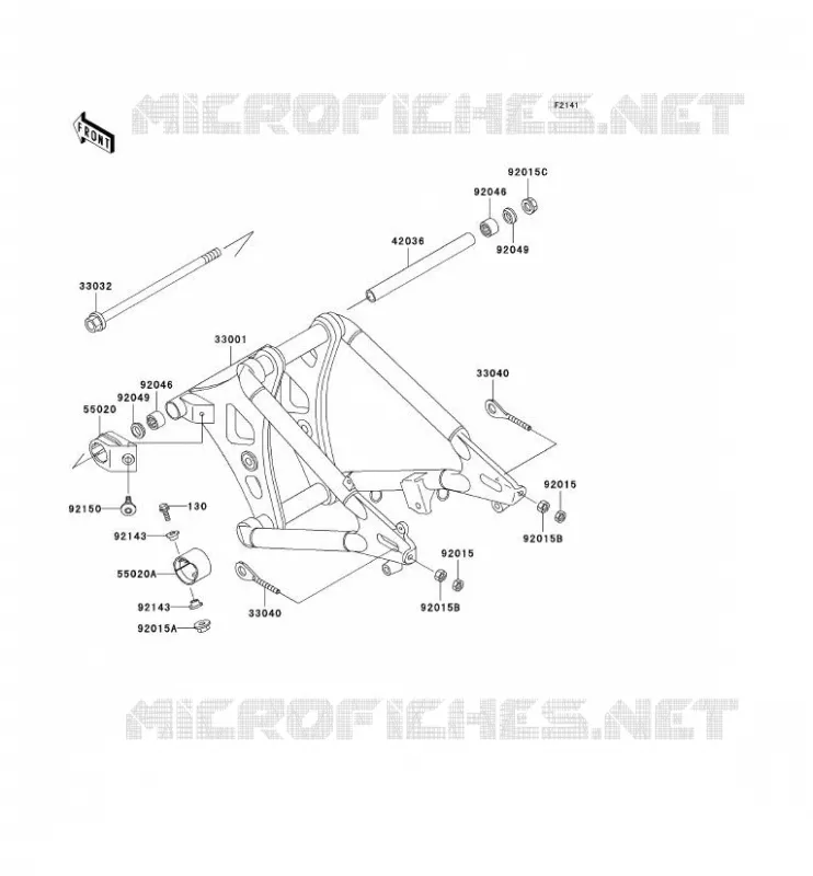 SWINGARM Kawasaki MOTOS 800 1999 VN800 CLASSIC  VN800-B4