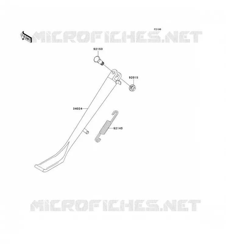 STAND Kawasaki MOTOS 800 2000 VN800 CLASSIC  VN800-B5