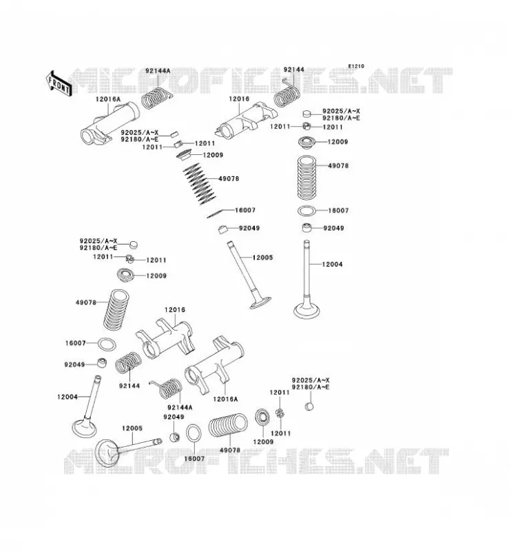 VALVE Kawasaki MOTOS 800 2000 VN800 CLASSIC  VN800-B5
