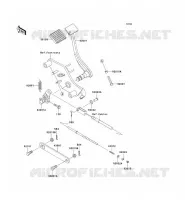 BRAKE PEDAL voor Kawasaki VN800 CLASSIC 2001