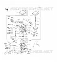 CARBURETOR voor Kawasaki VN800 CLASSIC 2001