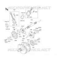 CRANKSHAFT voor Kawasaki VN800 CLASSIC 2001