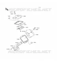 CYLINDER HEAD COVER voor Kawasaki VN800 CLASSIC 2001