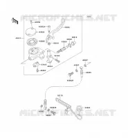 FRONT MASTER CYLINDER voor Kawasaki VN800 CLASSIC 2001