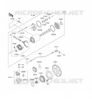 STARTER MOTOR voor Kawasaki VN800 CLASSIC 2001