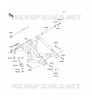 SWINGARM voor Kawasaki VN800 CLASSIC 2001