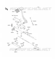 BRAKE PEDAL voor Kawasaki VN800 CLASSIC 2001