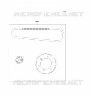 CHAIN KIT voor Kawasaki VN800 CLASSIC 2001