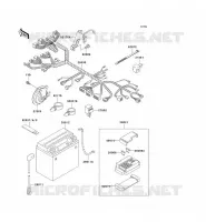 CHASSIS ELECTRICAL EQUIPMENT voor Kawasaki VN800 CLASSIC 2001