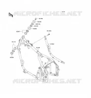 CHASSIS voor Kawasaki VN800 CLASSIC 2001