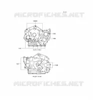 CRANKCASE BOLT voor Kawasaki VN800 CLASSIC 2001