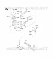 FRONT MASTER CYLINDER voor Kawasaki VN800 CLASSIC 2001