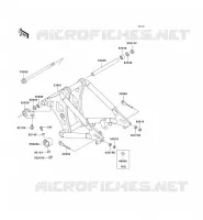 SWINGARM voor Kawasaki VN800 CLASSIC 2001