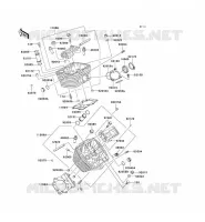 CYLINDER HEAD voor Kawasaki VN800 CLASSIC 2002