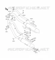 EXHAUST voor Kawasaki VN800 CLASSIC 2002