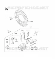 FRONT BRAKE voor Kawasaki VN800 CLASSIC 2002