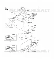 FUEL TANK voor Kawasaki VN800 CLASSIC 2002