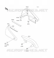 SIDE COVERS   CHAIN COVER voor Kawasaki VN800 CLASSIC 2002