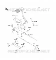 BRAKE PEDAL voor Kawasaki VN800 CLASSIC 2003