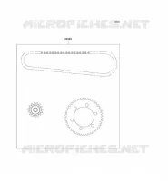 CHAIN KIT voor Kawasaki VN800 CLASSIC 2003