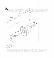 FRONT HUB voor Kawasaki VN800 CLASSIC 2003