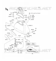 FUEL TANK voor Kawasaki VN800 CLASSIC 2003