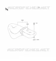 SEAT voor Kawasaki VN800 CLASSIC 2003