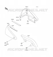 SIDE COVERS   CHAIN COVER voor Kawasaki VN800 CLASSIC 2003