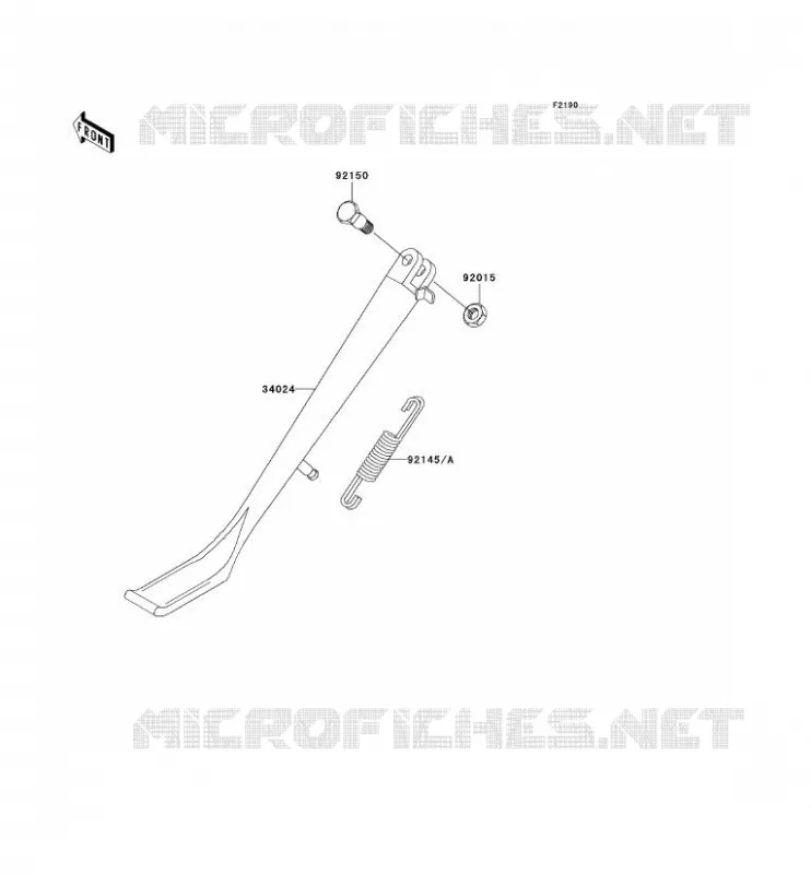 STAND Kawasaki MOTOS 800 2003 VN800 CLASSIC  VN800-B8