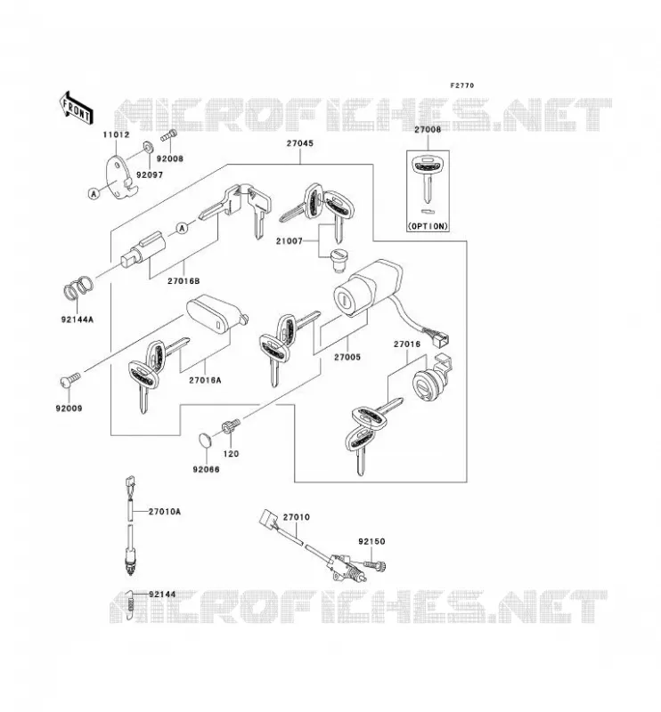 SWITCH Kawasaki MOTOS 800 2004 VN800 CLASSIC  VN800-B9P