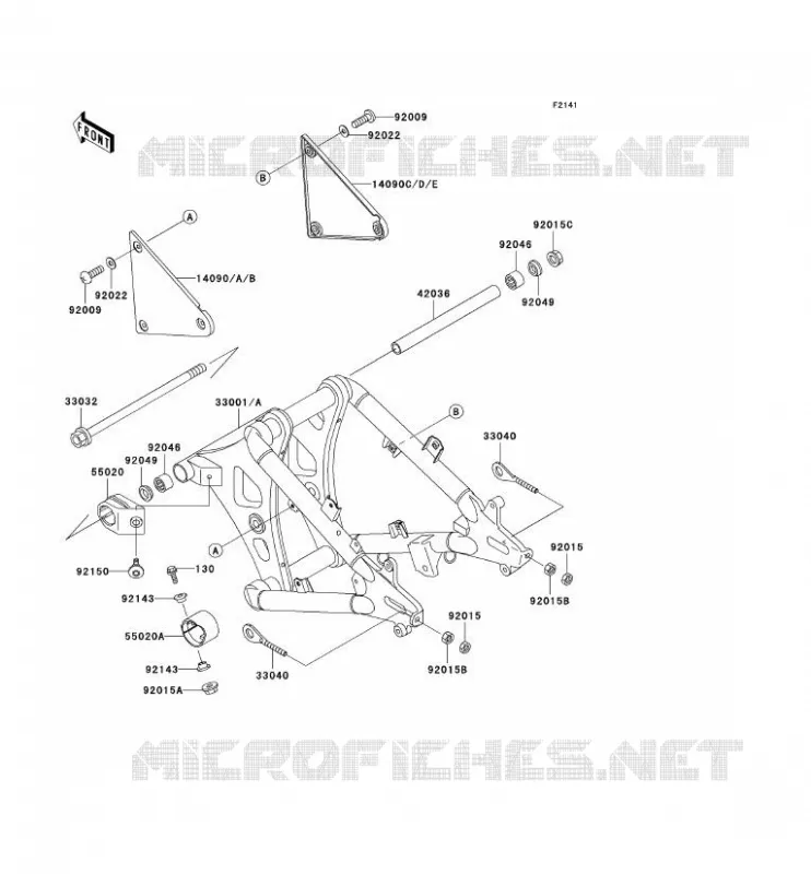 SWINGARM Kawasaki MOTOS 800 2000 VN800 DRIFTER  VN800-C2