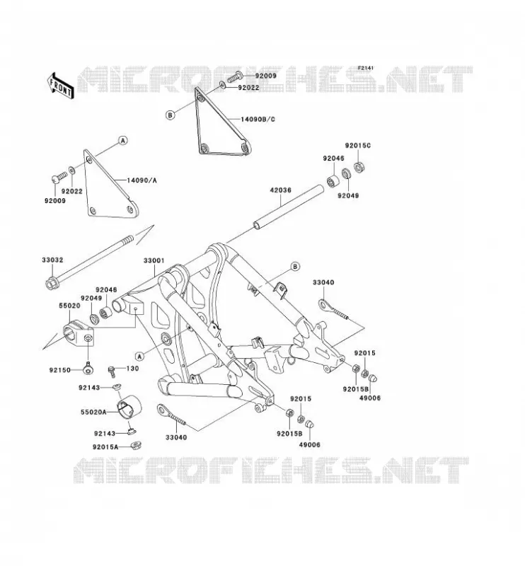 SWINGARM Kawasaki MOTOS 800 2002 VN800 DRIFTER  VN800-E2