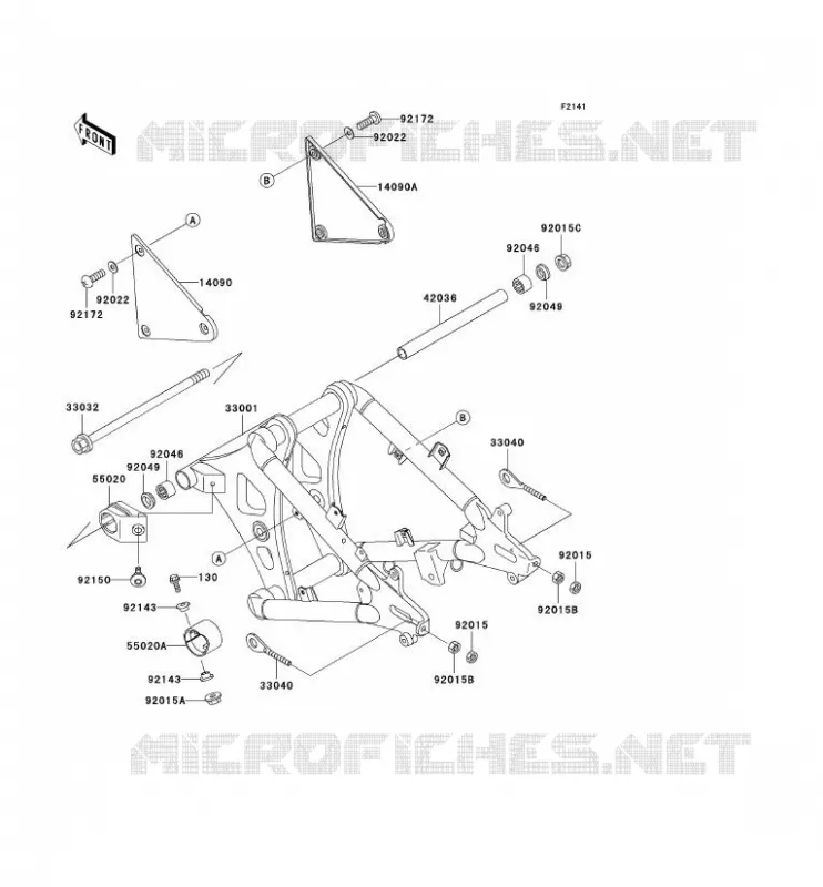 SWINGARM Kawasaki MOTOS 800 2006 VN800 DRIFTER  VN800E6F