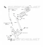 BRAKE PEDAL   TORK LINK voor Kawasaki VN900 CLASSIC 2006