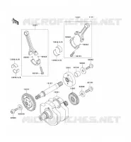 CRANKSHAFT voor Kawasaki VN900 CLASSIC 2006