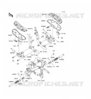 FOOTREST voor Kawasaki VN900 CLASSIC 2006