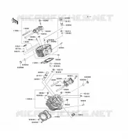 CYLINDER HEAD voor Kawasaki VN900 CLASSIC 2006